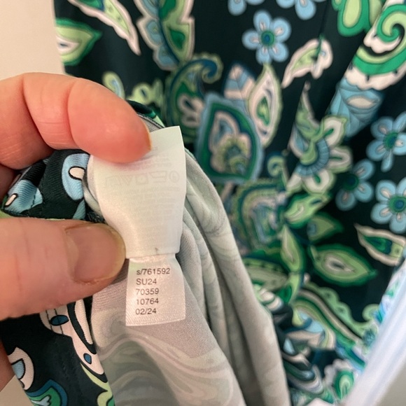 LOFT Green Paisley Halter Dress - Picture 10 of 10